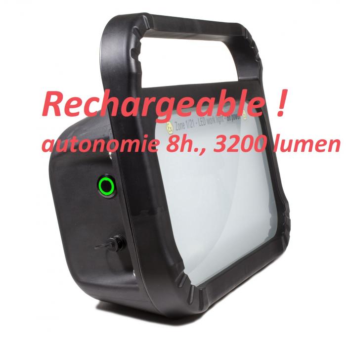 Projecteur rechargeable ATEX (6022005) - Optilight France